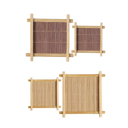 Soucoupe en bambou à isolation thermique 